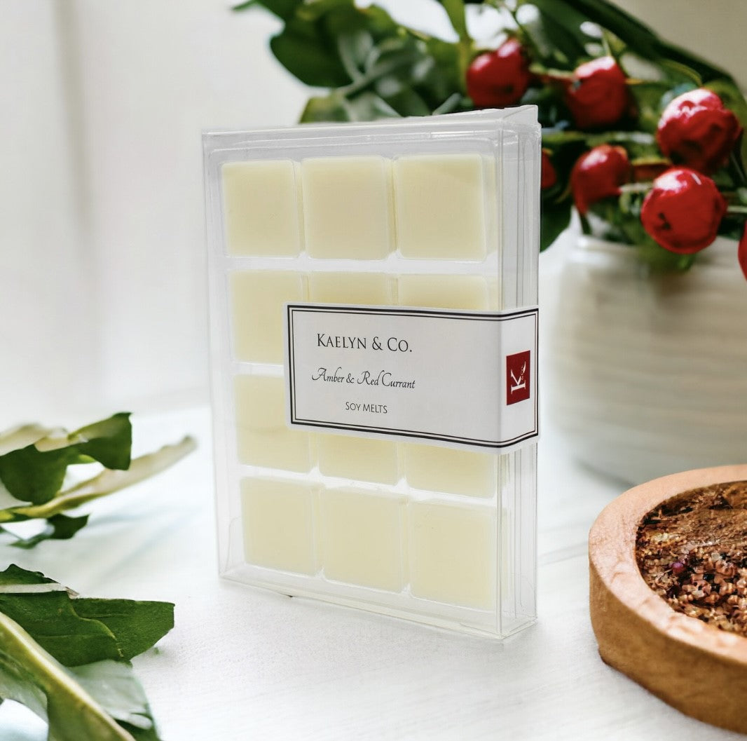 Amber & Red Currant Soy Wax Melts