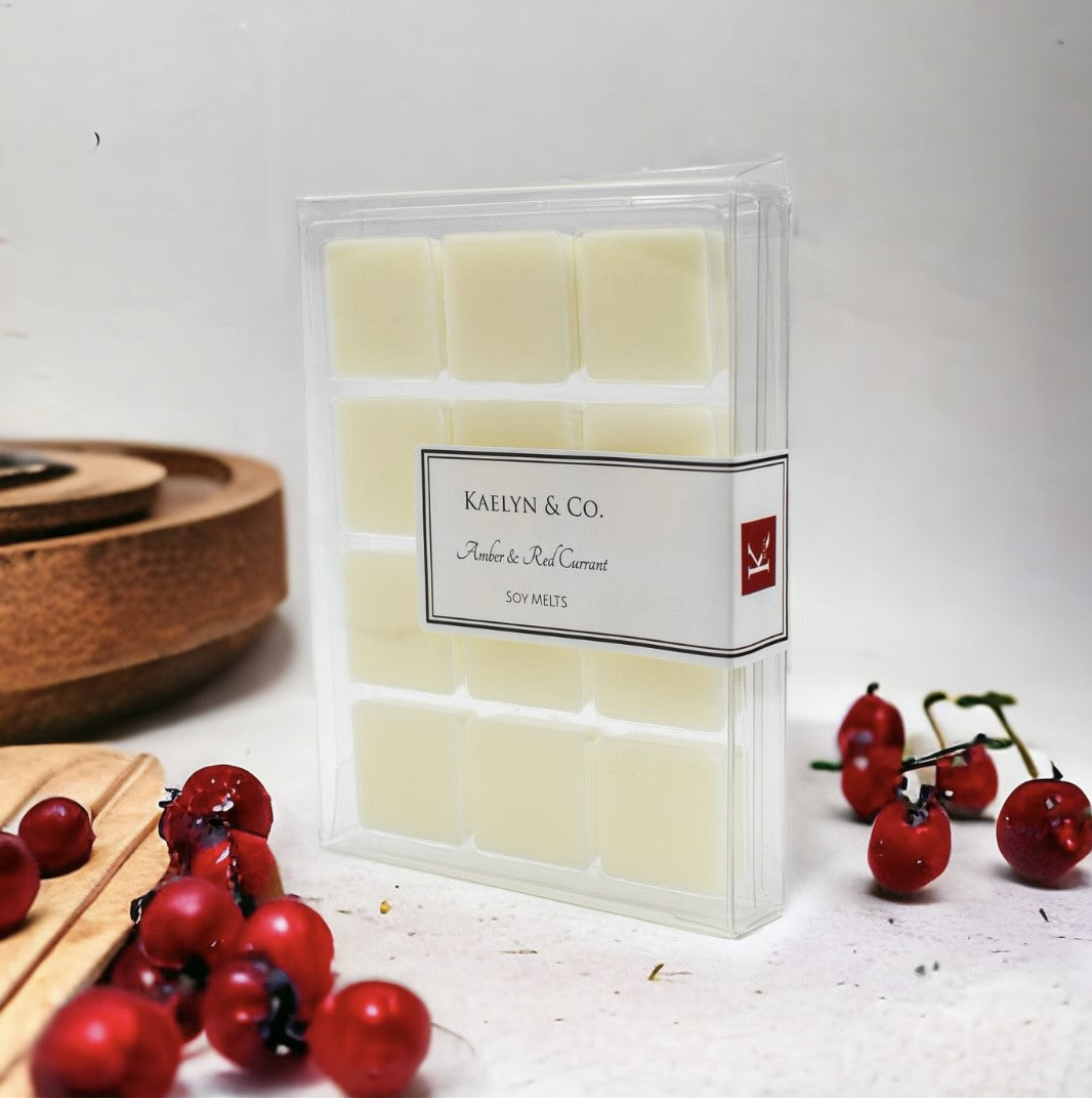 Amber & Red Currant Soy Wax Melts