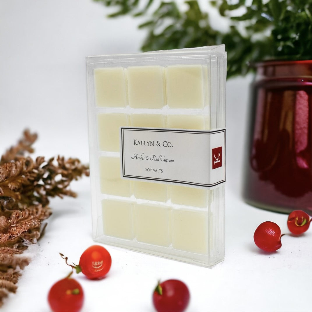 Amber & Red Currant Soy Wax Melts