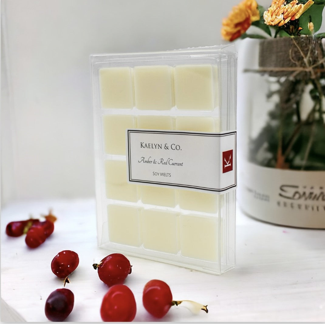 Amber & Red Currant Soy Wax Melts