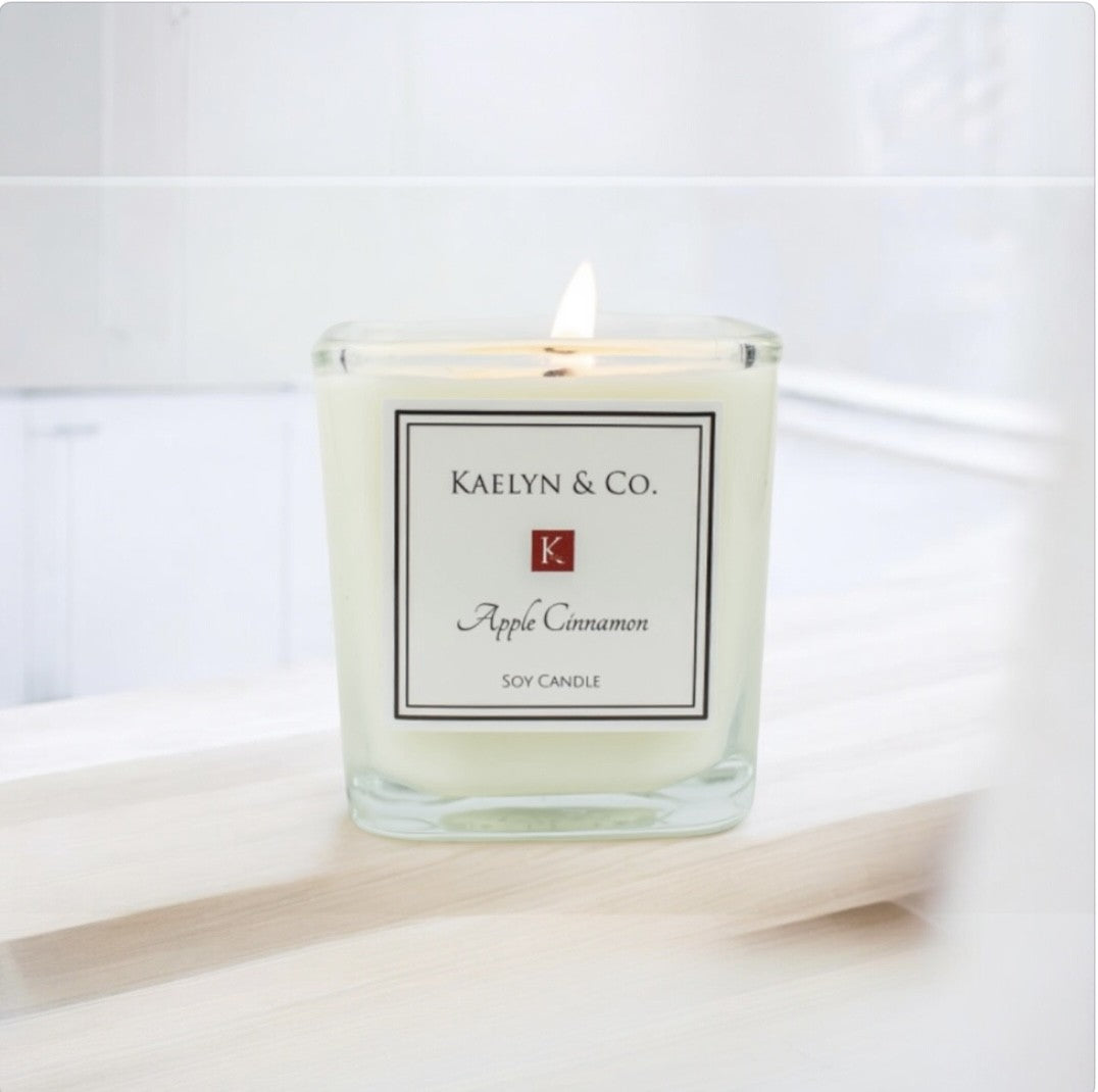 Apple Cinnamon Small Cube Candle