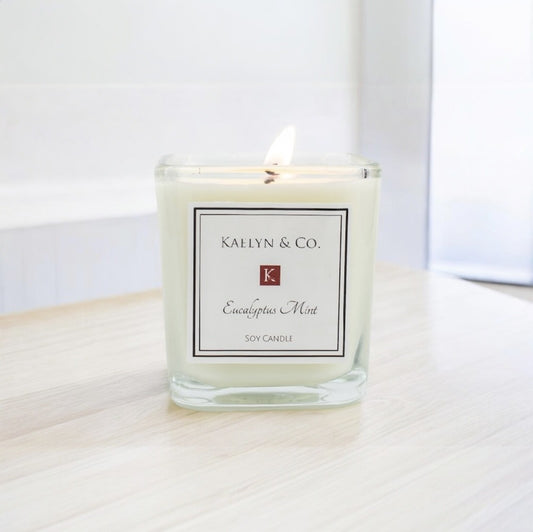 Eucalyptus Mint Small Cube Candle