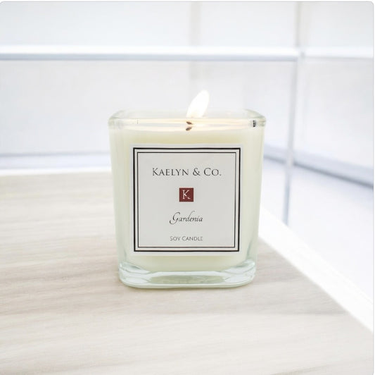 Gardenia Small Cube Candle