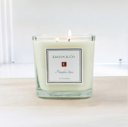Pumpkin Spice Medium Cube Candle