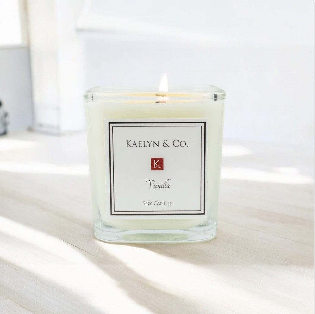 Vanilla Small Cube Candle