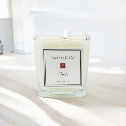 Vanilla Small Cube Candle