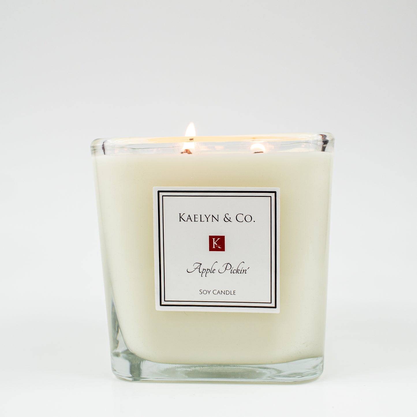 Apple Picking Large Cube Candle