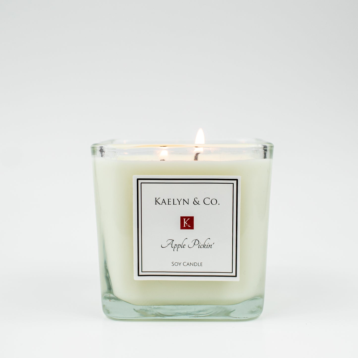 Apple Picking Medium Cube Candle