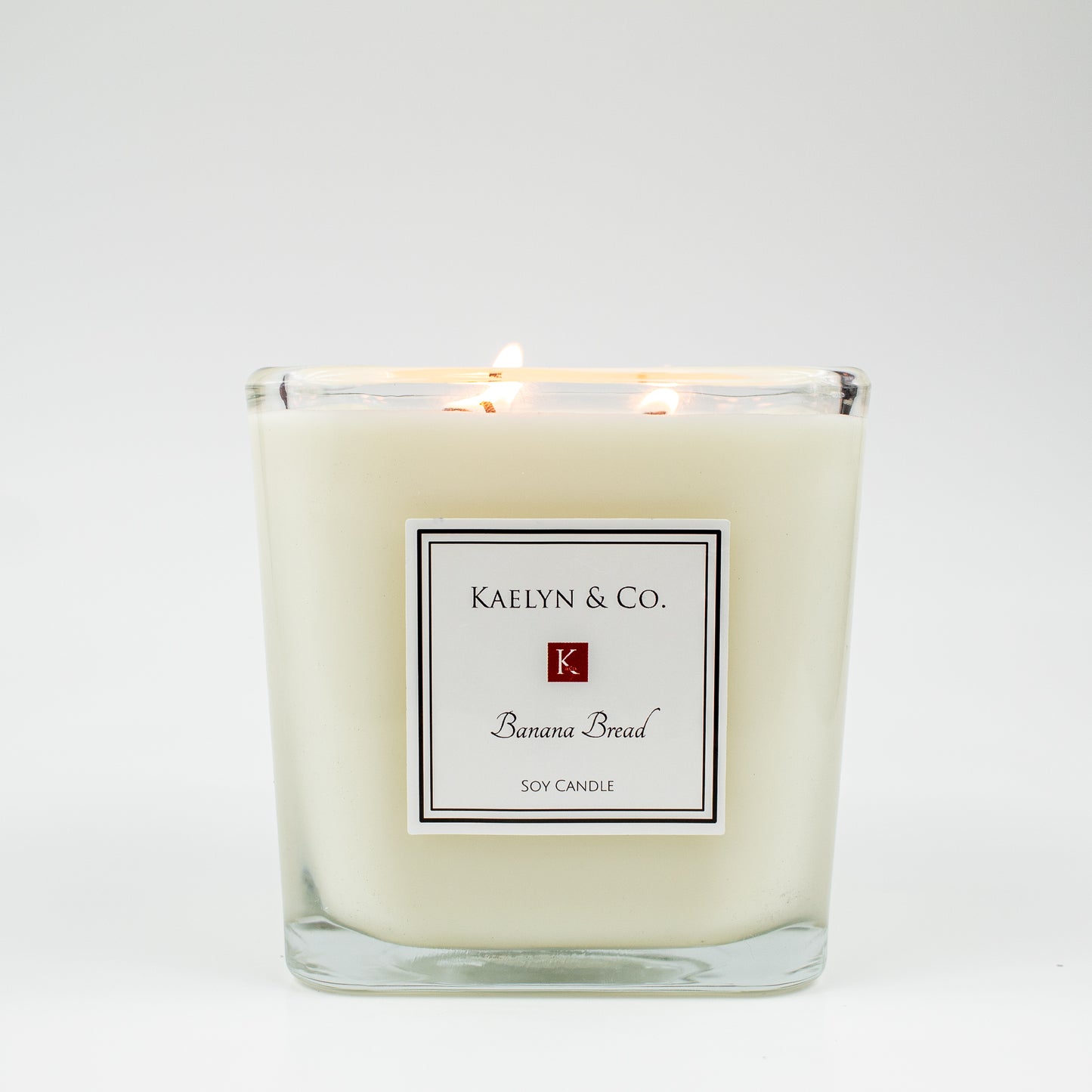 Banana Bread Large Cube Candle