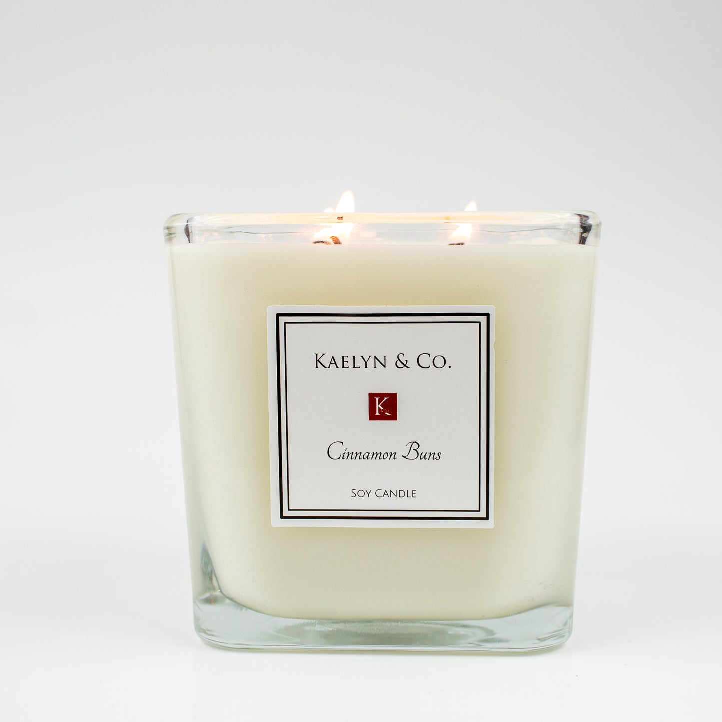Cinnamon Buns Large Cube Candle