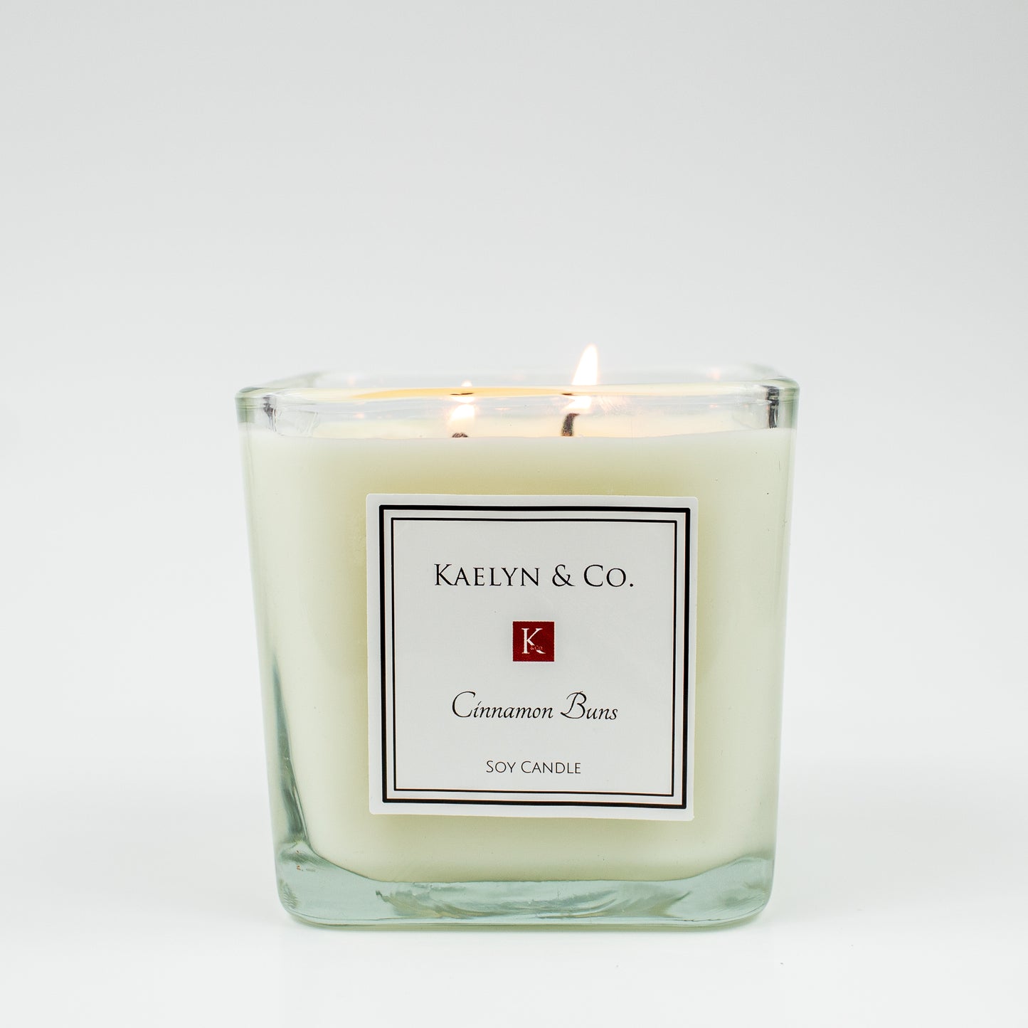 Cinnamon Buns Medium Cube Candle