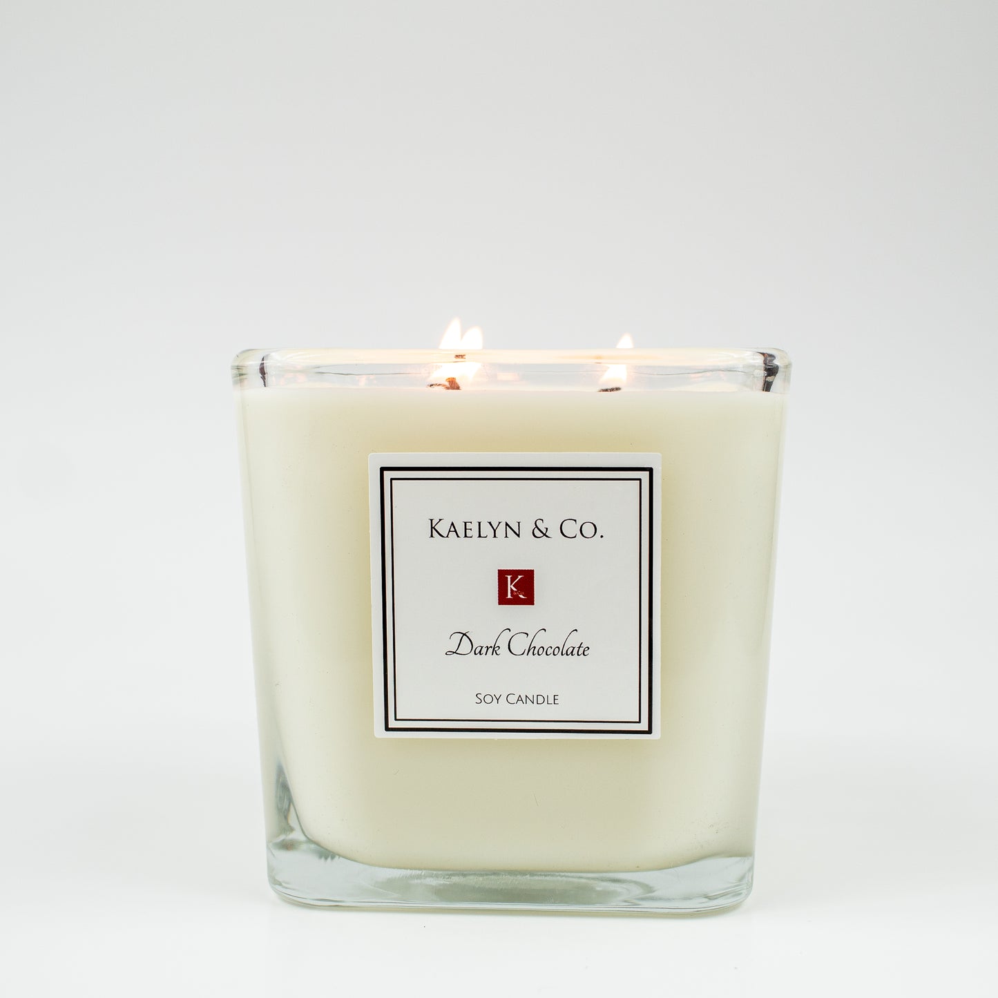 Dark Chocolate Large Cube Candle