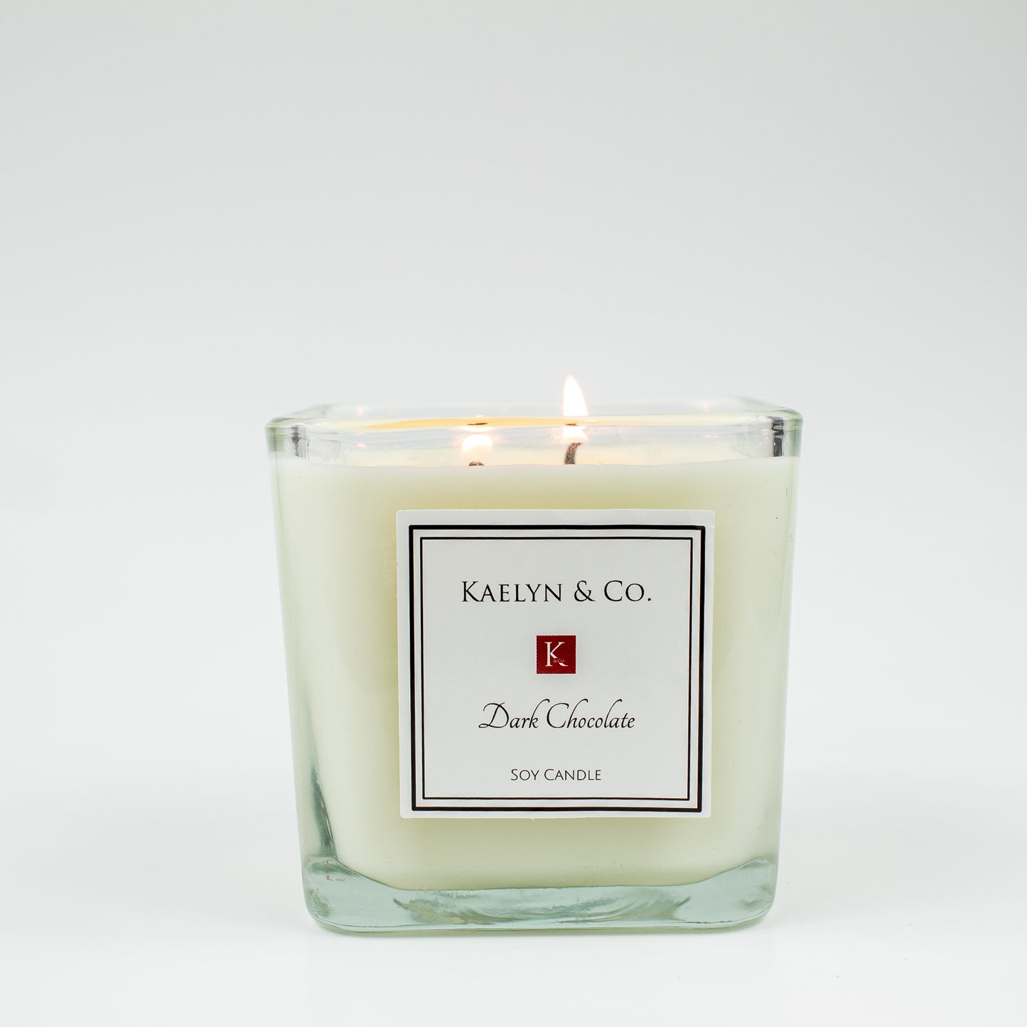 Dark Chocolate Medium Cube Candle