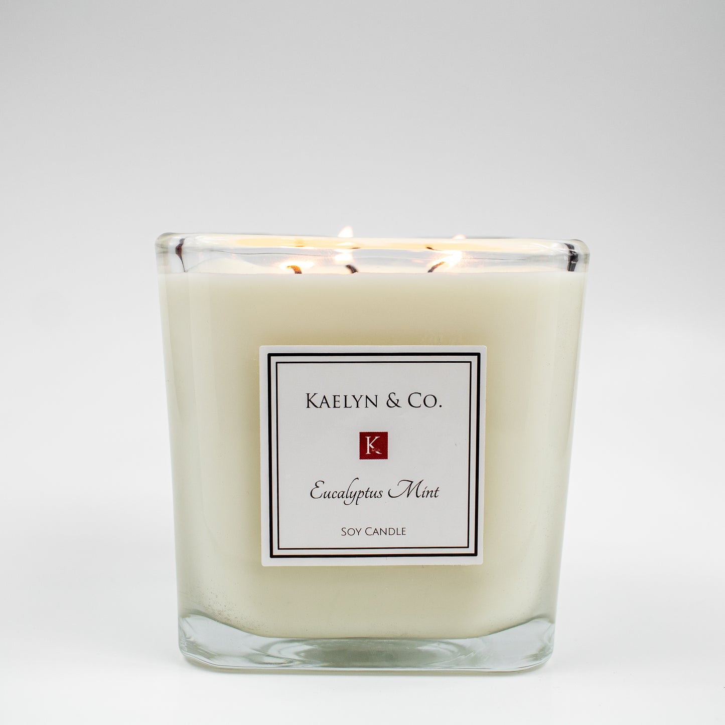 Eucalyptus Mint Large Cube Candle