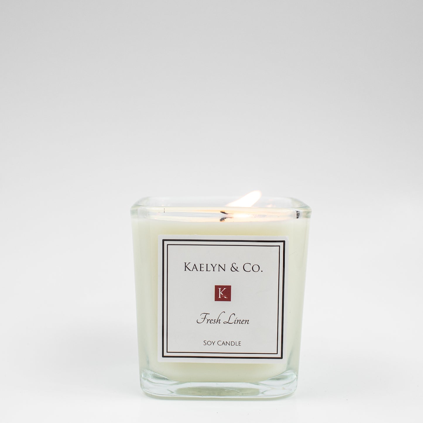 Fresh Linen Small Cube Candle