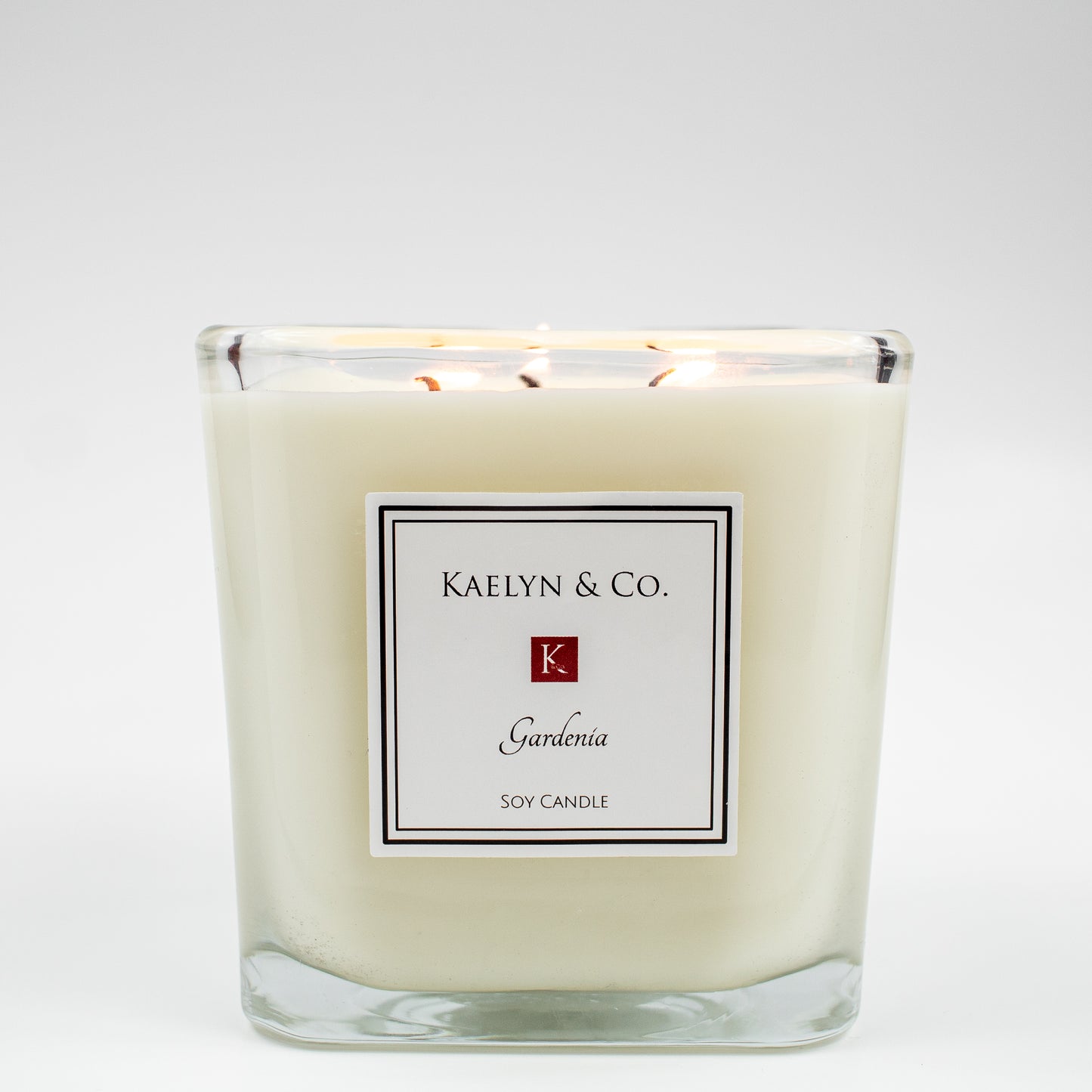 Gardenia Large Cube Candle