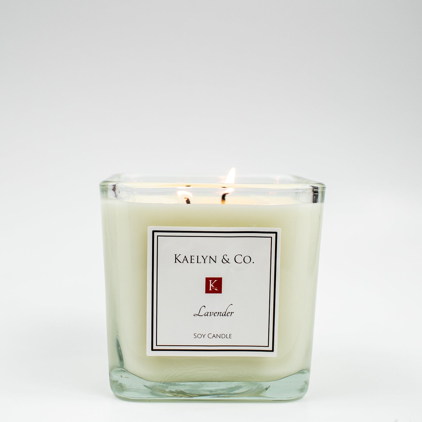 Lavender Medium Cube Candle