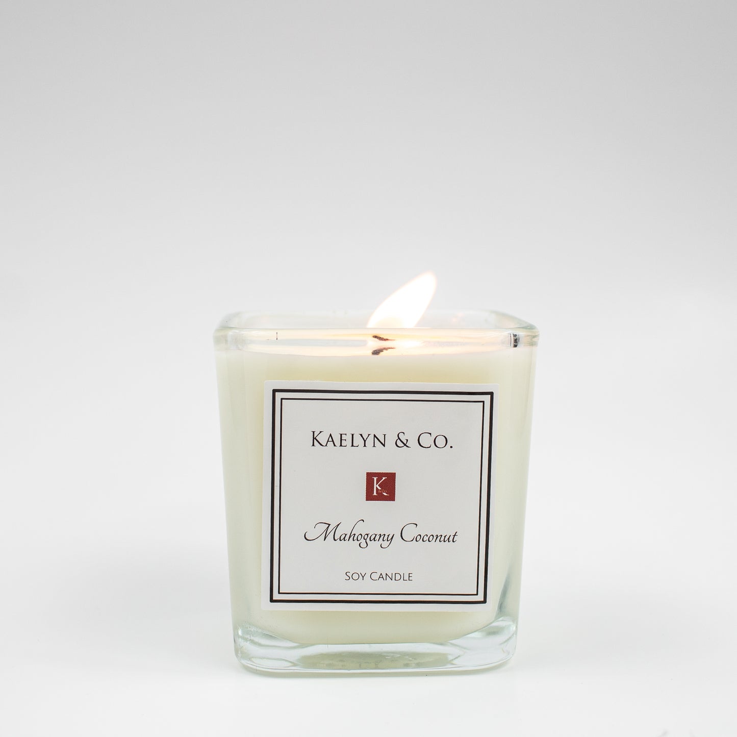 Mahogany Coconut Small Cube Candle