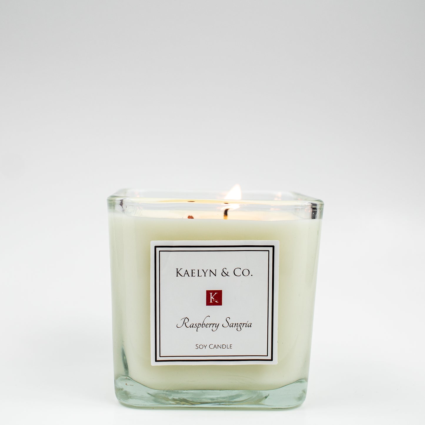 Raspberry Sangria Medium Cube Candle