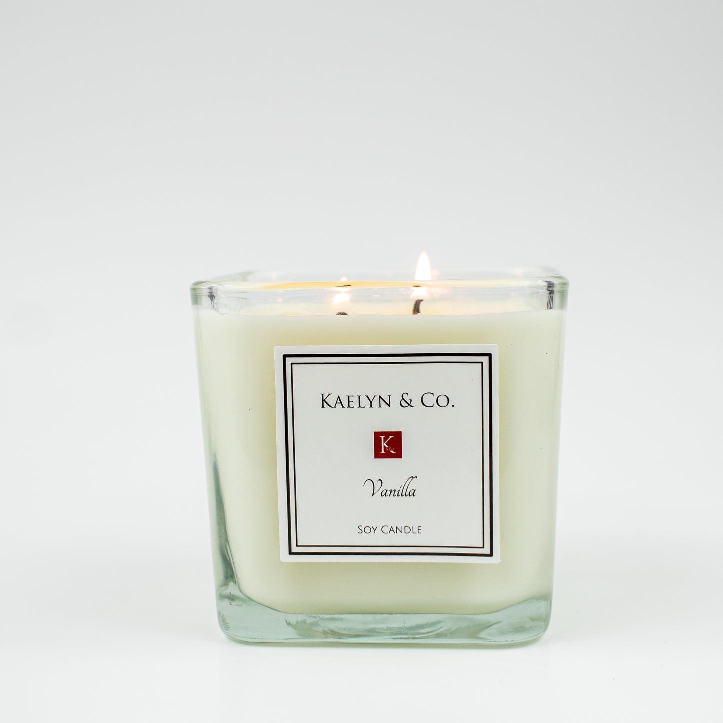 Vanilla Medium Cube Candle