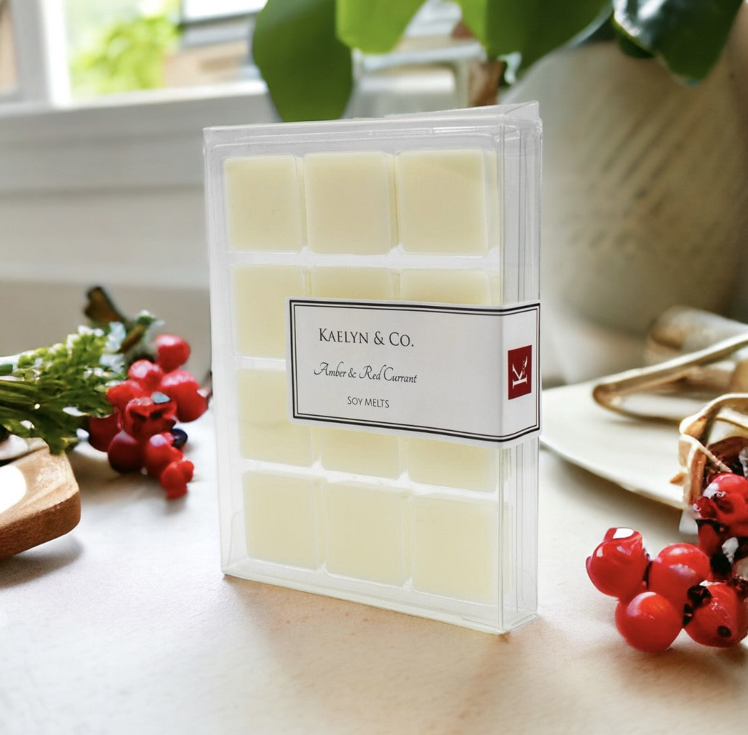 Amber & Red Currant Soy Wax Melts