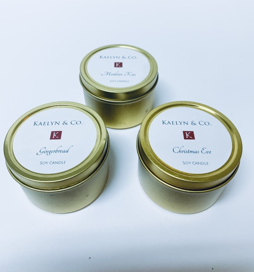 Gold Travel Candles