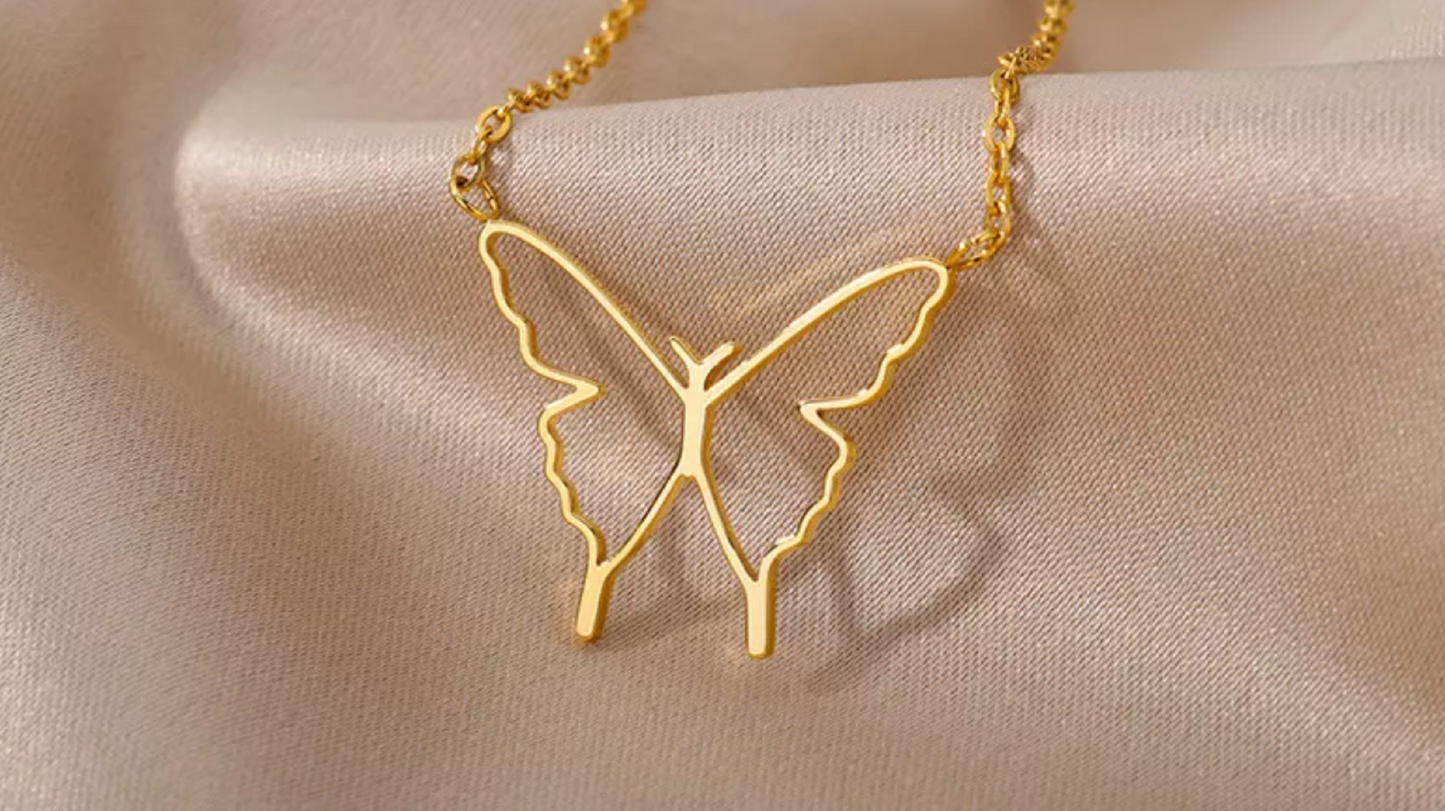 Butterfly Necklace by Kaelyn and Co Minimalist Collection